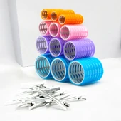 Croc 1226 Bigudi Seti 12 Adet Cırtlı Saç Bigudisi (+25Li Saç Pensi) thumbnail 1