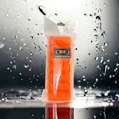 Croc 1216 Turuncu Cırtlı Plastik Bigudi 7Li Çap:2,5Cm + 10Lu Plastik Saç Pensi thumbnail 3
