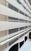 StorBurada Zebra Stor Perde Krem Alüminyum Kasa STB-400-V12  Krem 190 x 200 - 3