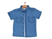 T-SHIRTLU JEANS ERKEK GÖMLEK - 1