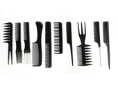 Beauty Care 10Lu Profesyonel Kuaför Tarağı - Berber Tarağı Çantalı Set thumbnail 1