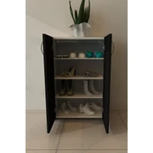 Turna 4 Raflı Ayakkabılık Siyah thumbnail 6