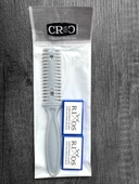 Croc SU01 Gri Saç Kesim Usturası -Jiletli Tarak(+10 Adet Jilet) - 3