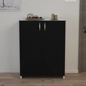 Turna 4 Raflı Ayakkabılık Siyah thumbnail 1