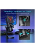 GM7 Profesyonel RGB Semi Pro Tak Çalıştır Usb Kablolu Vlog Canlı Yayın Stüdyo Mikrofon - 5