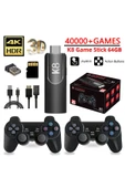 K8 4K HDMİ 10000+ Oyunlu Çift Kol 3D Retro Arcade Oyun Konsolu thumbnail 5