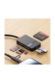 ADS-315 5-Gbps USB-C + USB 8in1 Port MS CF TF/SD DHC SDXC Kamera Kart Okuyucu - 2