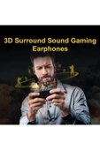 STEAM DECK Uyumlu Gamo Immersıve H08 Sanal 3D Oyuncu Kulaklığı - 4