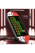 X40 7'inç 16GB Hafıza 3000 Oyunlu HD Retro Video Oyun Konsol thumbnail 4