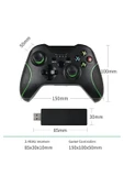 PS3/PS4 ve PC Uyumlu Kablosuz Şarjlı 2.4Ghz Wireless Oyun Kolu - 4