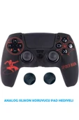 PS5 Dualsense Koruyucu Silikon Kılıf + Analog Silikon Koruyucu - 1