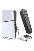 PG-P5S003 PS5 Slim Disk / Dijital 6in1 USB Hub Çoklayıcı Adaptörü - 1