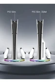 İpega PS5 Slim Disk/PS5 Slim Dijital RGB Dikey Stand Kulaklık Tutucu Joystick Şarj Cihazı thumbnail 3