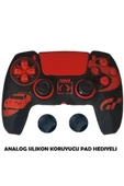PS5 Dualsense Koruyucu Silikon Kılıf + Analog Silikon Koruyucu - 1