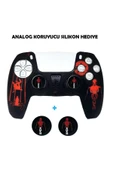 PS5 Dualsense Spider Man 2  Koruyucu Silikon Kılıf + Analog silikon Koruyucu - 2