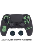 PS5 Dualsense Koruyucu Silikon Kılıf + Analog Silikon Koruyucu - 1