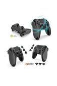 TP4-0421 PS4 6 Eksen yönlü Dual Titreşimli Bluetooth Ergonomik Oyun Kolu - 2