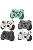 Z01 PC/PS4/PS3/IOS Switch Android Telefon TV Tablet Titreşimli RGB Bluetooth Joystick Gamepad - 3