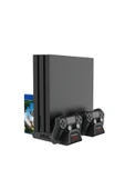 TP4-882C Multi Fonksiyonel Tüm PS4 Modeller ile Uyumlu Soğutma ve Şarj İstasyonu thumbnail 1