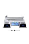 Tp5-3532b Ps5 Slim Ve Tüm Ps5 Modeller Ile Uyumlu Multi Fonksiyon Soğutma Ve Şarj Ünitesi - 8