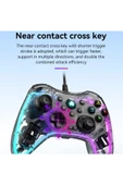 Işıklı Pc Android Telefon Tablet Ps4 Switch Uyumlu Kablolu Gamepad thumbnail 4
