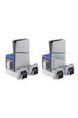 TP5-3532B PS5 Slim Ve Tüm PS5 Modeller Ile Uyumlu Multi Fonksiyon Soğutma Ve Şarj Standı - 1