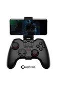 Şarjlı Wireless Bluetooth Android Ios Pc Ps3 Ps4 Smart Tv Uyumlu Telefon Tutucu Gamepad Set thumbnail 2