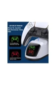 Tp5-0515b Led Göstergeli Ps5 Joystick Kol Şarj Stand - 4