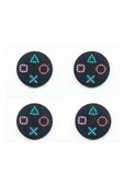 Desenli Sony Ps5/ps4/ps3 Analog Koruyucu Silikon Pad-geometri Desen - 1