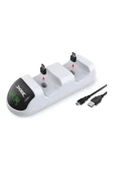 Playstation 5 Uyumlu  Şarj Istasyonu Göstergeli Dualshock 5 Charging Station - 3