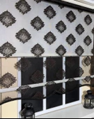 StorBurada Çift Mekanizmalı Siyah Tül Perde ve Ekru Stor Perde STB45239-V107  Siyah 50 x 200 thumbnail 2