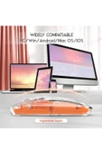 M133 Şeffaf Kablosuz Bluetooth Mouse Üç Modlu Sessiz Şarj Edilebilir - 2