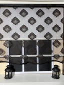 StorBurada Çift Mekanizmalı Siyah Tül Perde ve Ekru Stor Perde STB45239-V107  Siyah 120 x 200 thumbnail 3