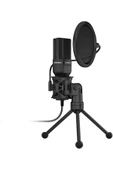SF-777 Kayıt Condenser Pop Filtre Kardioid Mikrofon + Tripod - 2