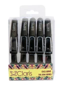 Claris C-32203 Yarasa Saç Pensi Siyah 5Li thumbnail 2