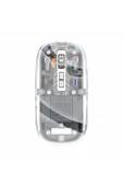 M133 Şeffaf Kablosuz Bluetooth Mouse Üç Modlu Sessiz Şarj Edilebilir - 3