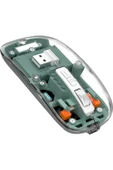 M133 Şeffaf Kablosuz Bluetooth Mouse Üç Modlu Sessiz Şarj Edilebilir thumbnail 1