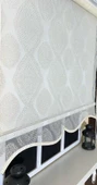 StorBurada Çift Mekanizmalı Ekru Tül Perde ve Ekru Stor Perde STB45240-V108  Ekru 40 x 200 - 4