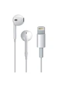 I7 Lighthing To Stereo Earphone Kablolu Kulaklık Beyaz thumbnail 2