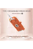 M133 Şeffaf Kablosuz Bluetooth Mouse Üç Modlu Sessiz Şarj Edilebilir - 6