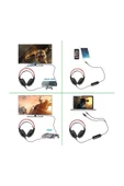 Ps4/xbox/ps3/ps4 Pc Multi Function Oyuncu Kulaklığı - 5