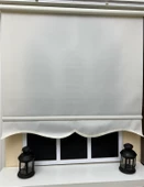 StorBurada Düz Ekru Stor Perde Alüminyum Kasa STB--5301  Ekru 180 x 200 thumbnail 3