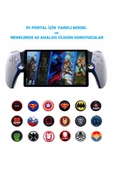 Sony PlayStation Portal 3D Analog Koruyucu Silikon-2 Adet - 2
