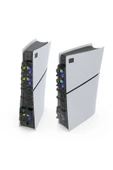 TP5-3538S PS5 Slim Disk PS5 Slim Dijital Uyumlu Hız Ayarlı RGB Arka Soğutucu Fan thumbnail 2