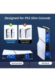 TP5-3538S PS5 Slim Disk PS5 Slim Dijital Uyumlu Hız Ayarlı RGB Arka Soğutucu Fan thumbnail 5