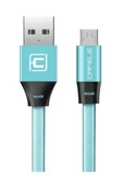 Micro Usb Flat Fiber Örgülü 2.4a Şarj Ve Data Kablosu thumbnail 1
