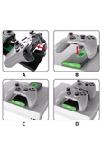 Xboxone/x/s Uyumlu Göstergeli Gamepad Için Şarj Cihazları Çift Kol Xbox Kablosuz Şarj Cihazı thumbnail 2