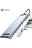Macbook Type-C To Hub 11 In 1 Çok Amaçlı Çoklayıcı Hub - 2