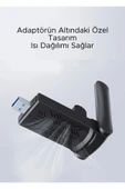 2.4/5 Uyumlu  GHz Kablosuz USB 3.0/2.0/1.1 Mac Windows Linux Uyumlu 1300Mbps Wi-Fi Adaptörü - 4