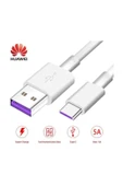 Ap-71 5a. Uyumlu Type- C Usb /data Şarj Kablosu -beyaz Mor Kablo 5A uyumlu thumbnail 6